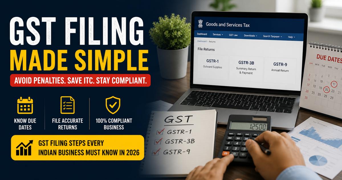 GST Filing Fast, Accurate & 100% Compliant | Legalpehchan